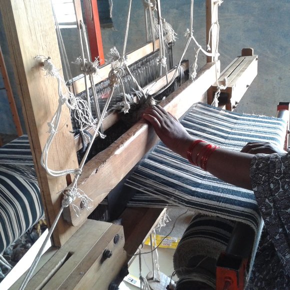 Bag with woven handle/zipper overnite traveler - Picture 5 of 7